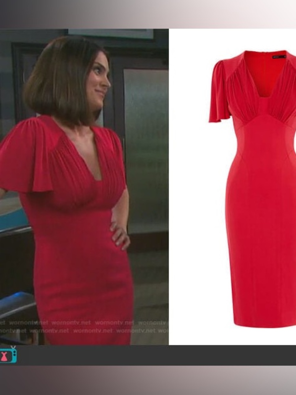 NWT Karen Millen Gathered Detail Midi $350 Dress
